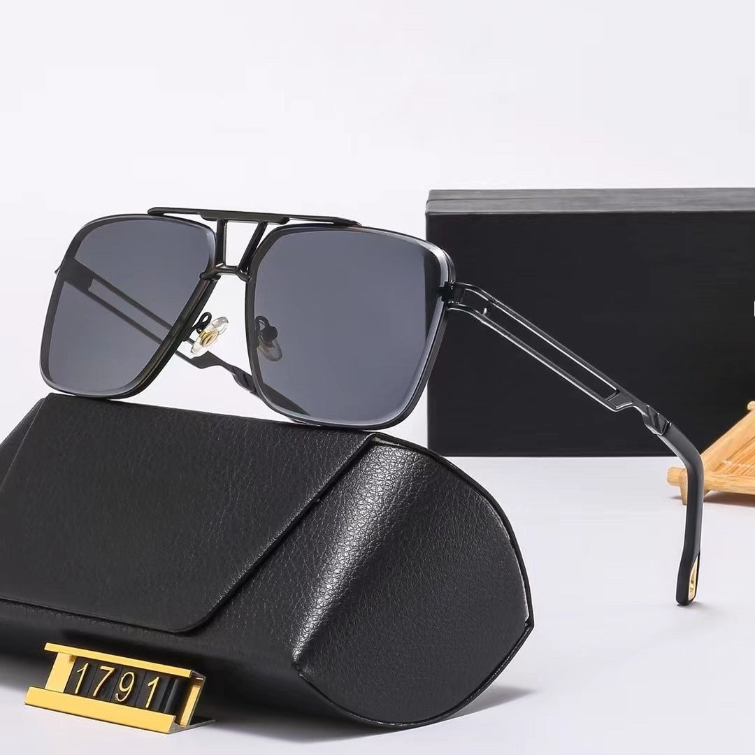 Sunglasses Aviator Polarized - Kacamata Hitam Pria Mewah Berlensa Polarisasi