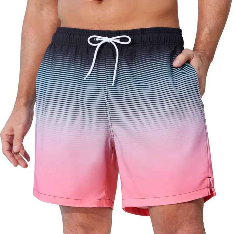 Celana Renang Pria Bergaris Om - Trunks Board Surf ulasan dan harga