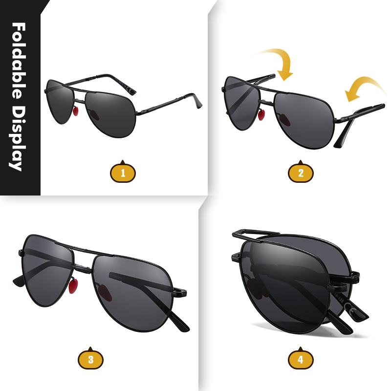 CoolPandas Kacamata Lipat Fash - Sunglasses Aviator Polarized ulasan dan harga